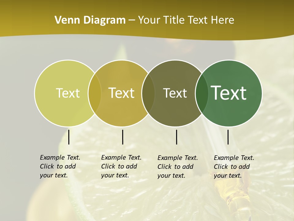 Bottle Of Essence Oil With Fresh Limes - Beauty Treatment PowerPoint Template