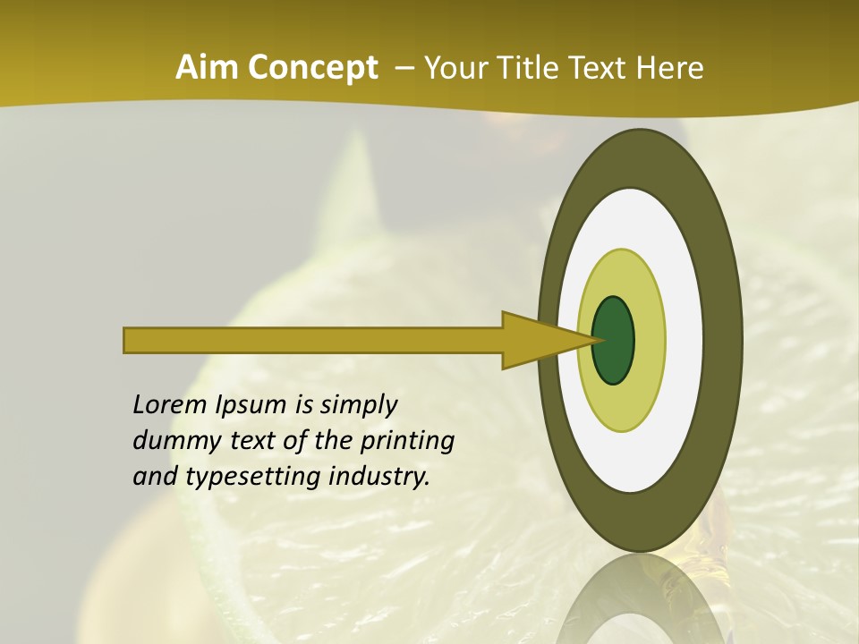 Bottle Of Essence Oil With Fresh Limes - Beauty Treatment PowerPoint Template