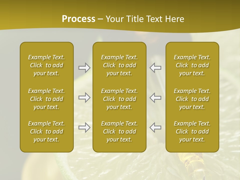 Bottle Of Essence Oil With Fresh Limes - Beauty Treatment PowerPoint Template