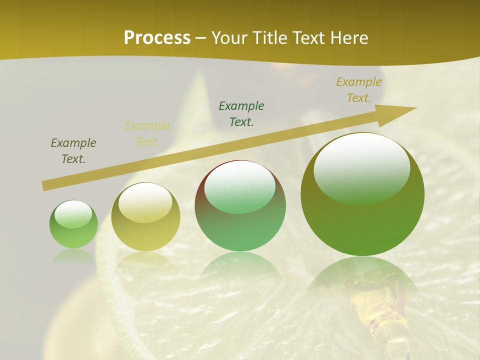 Bottle Of Essence Oil With Fresh Limes - Beauty Treatment PowerPoint Template
