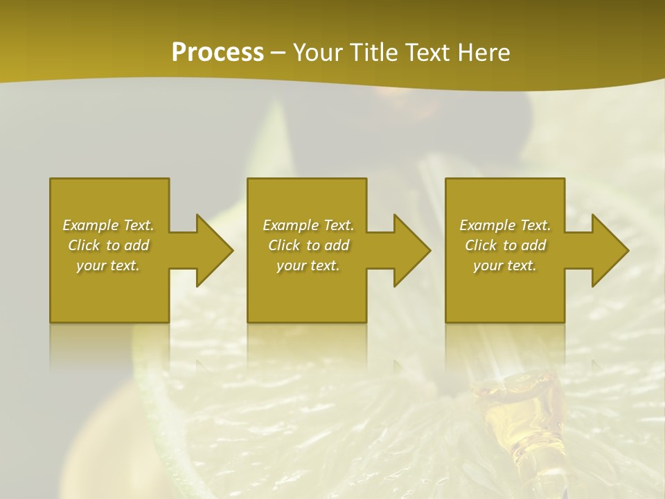 Bottle Of Essence Oil With Fresh Limes - Beauty Treatment PowerPoint Template