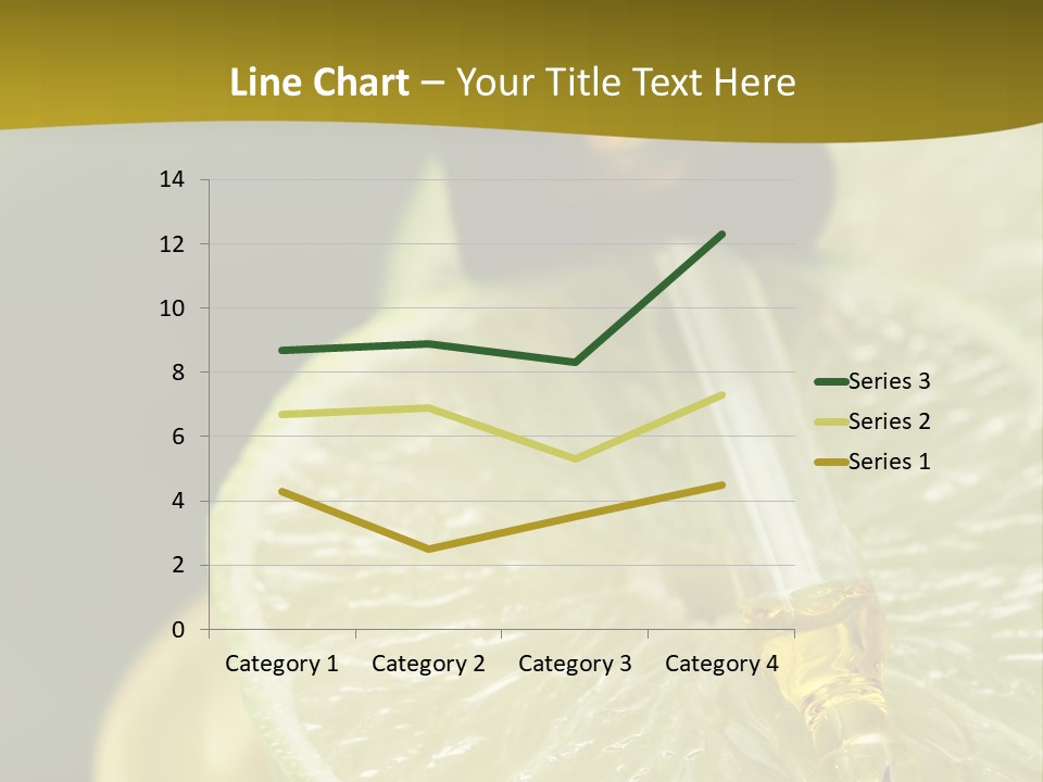 Bottle Of Essence Oil With Fresh Limes - Beauty Treatment PowerPoint Template