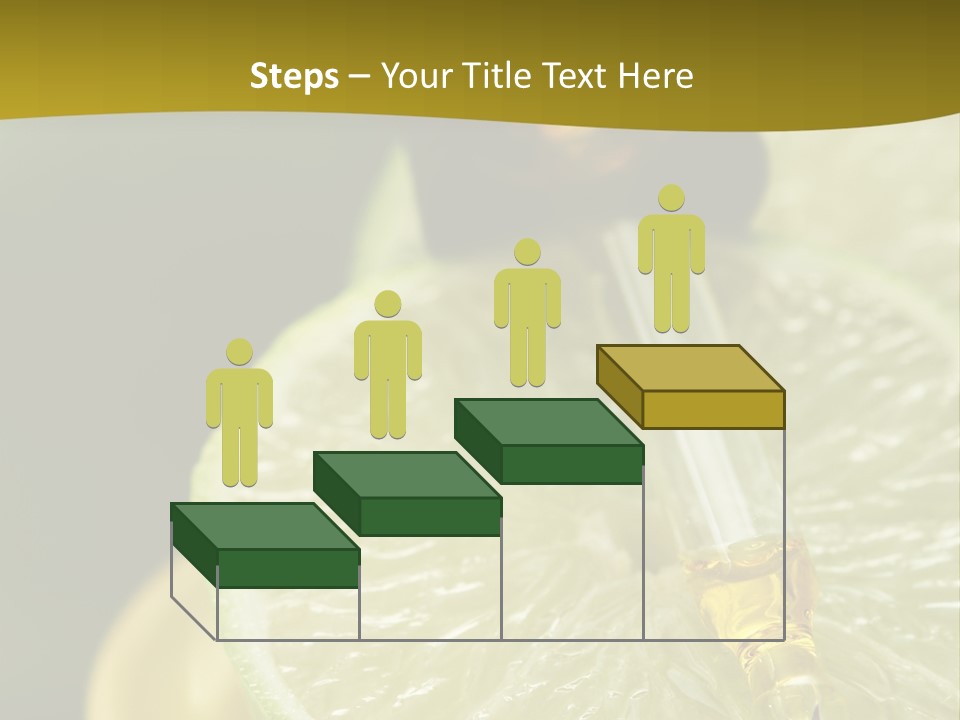 Bottle Of Essence Oil With Fresh Limes - Beauty Treatment PowerPoint Template