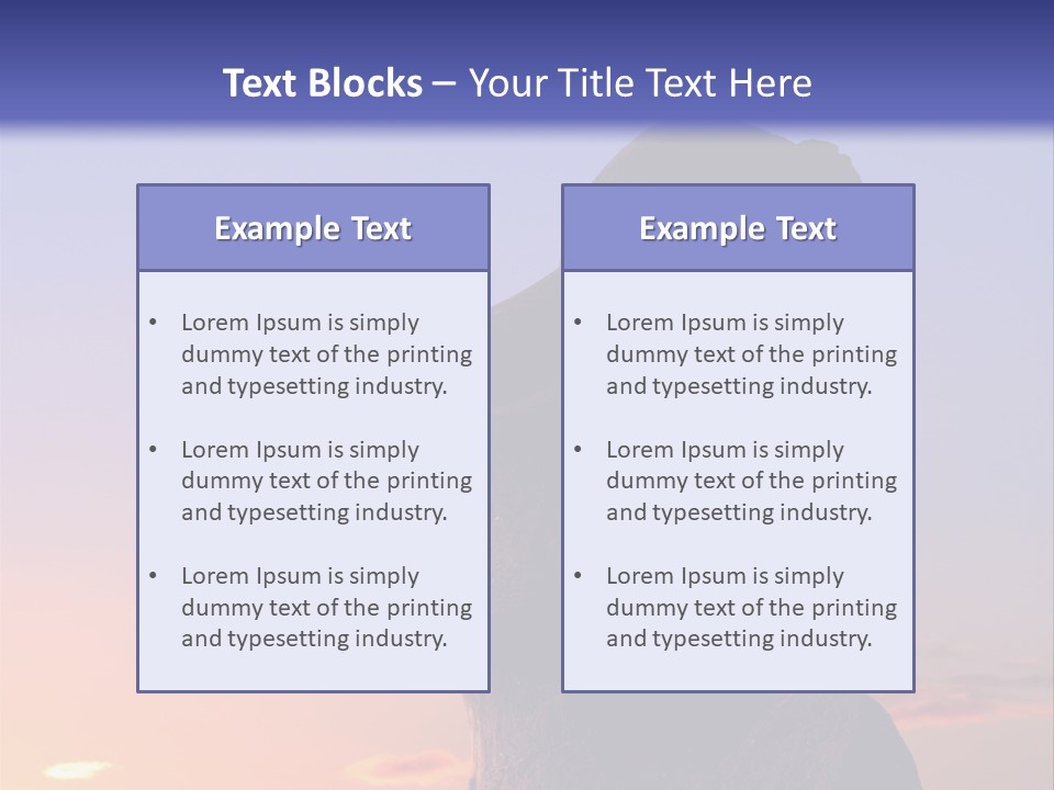 A Stone Statue On Easter Island At Sunset PowerPoint Template