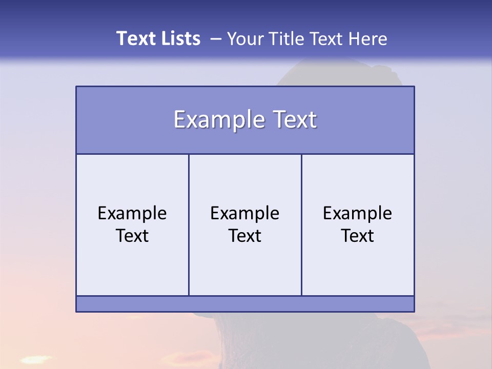 A Stone Statue On Easter Island At Sunset PowerPoint Template