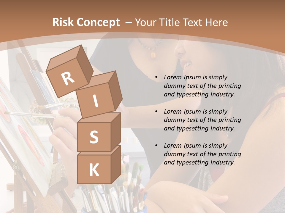 Two Women Sitting At A Table Looking At A Picture PowerPoint Template