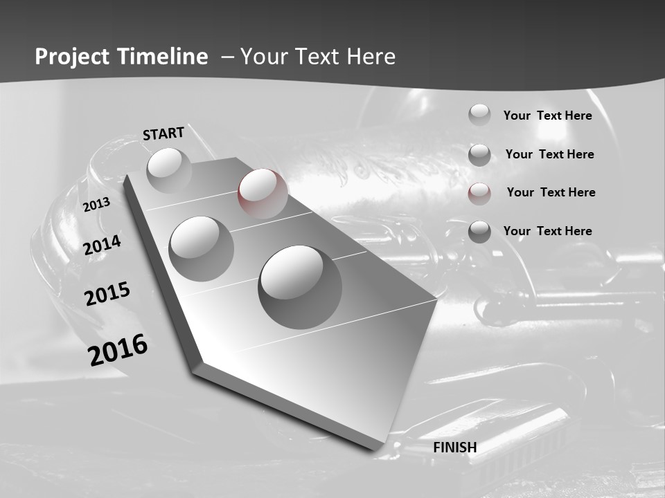 Saxophone, Harp Blues, Jazz Music PowerPoint Template