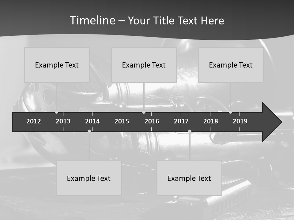 Saxophone, Harp Blues, Jazz Music PowerPoint Template