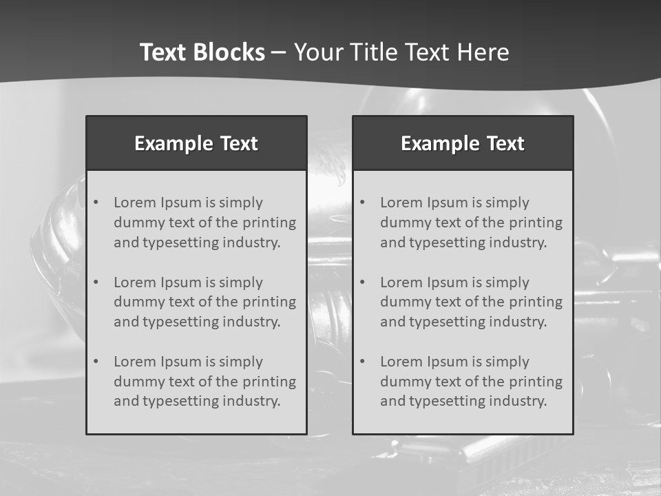 Saxophone, Harp Blues, Jazz Music PowerPoint Template