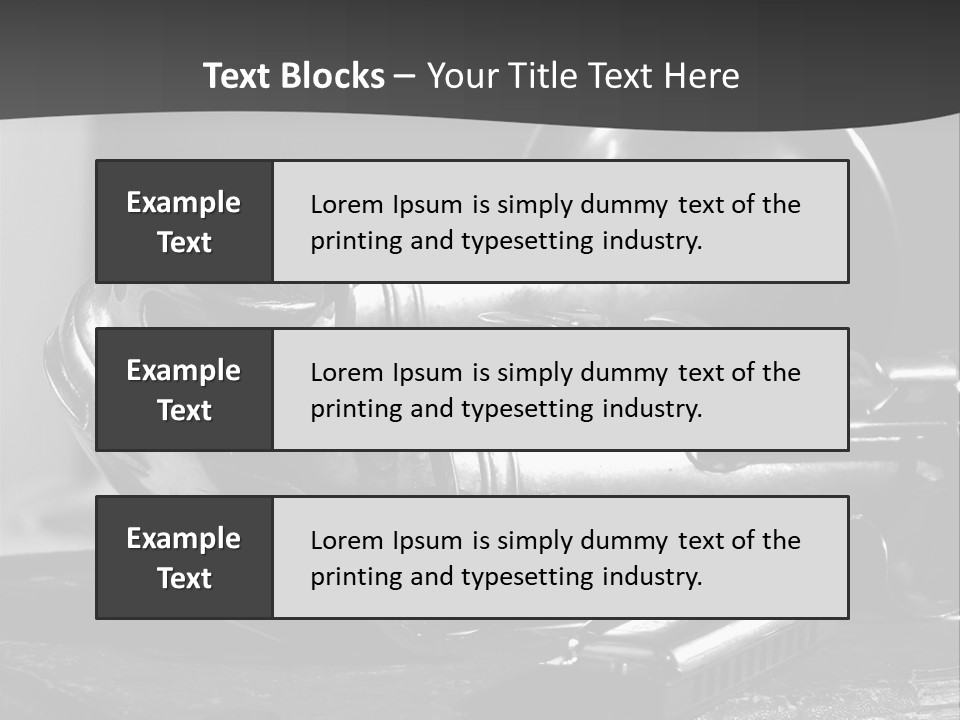 Saxophone, Harp Blues, Jazz Music PowerPoint Template