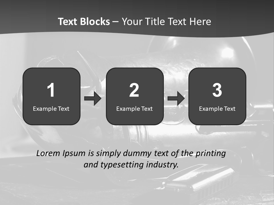 Saxophone, Harp Blues, Jazz Music PowerPoint Template