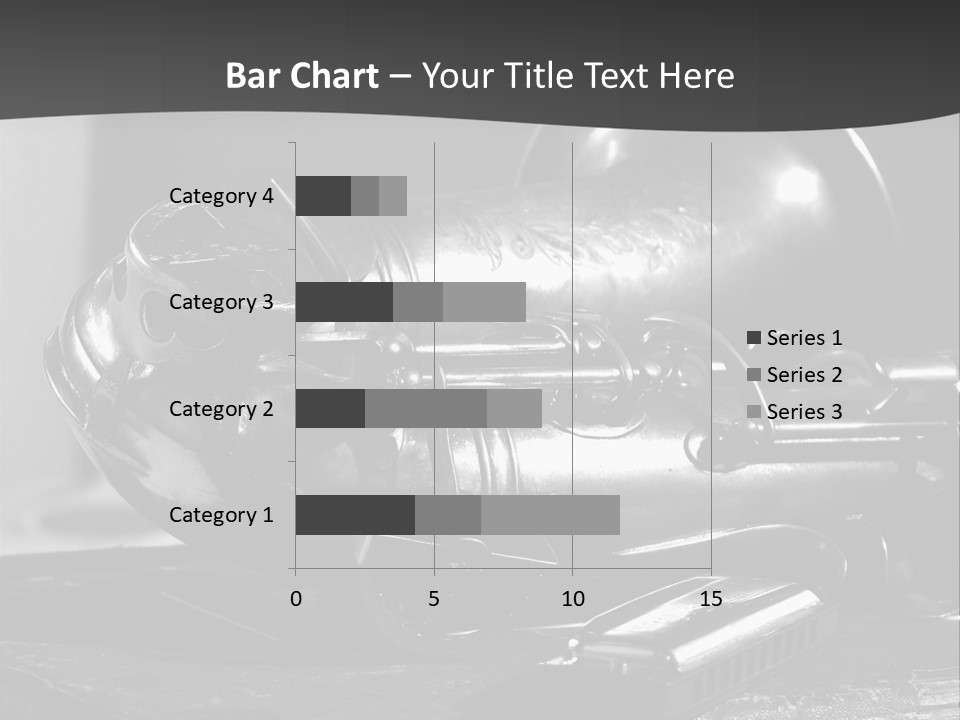 Saxophone, Harp Blues, Jazz Music PowerPoint Template
