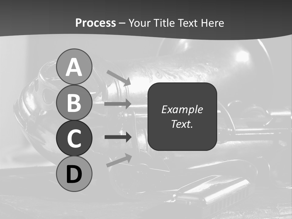 Saxophone, Harp Blues, Jazz Music PowerPoint Template