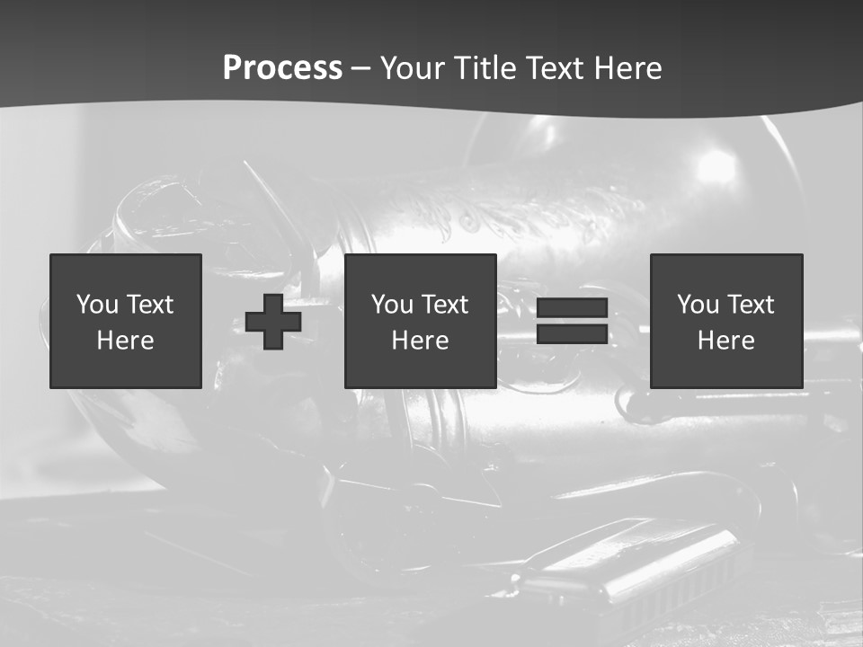 Saxophone, Harp Blues, Jazz Music PowerPoint Template