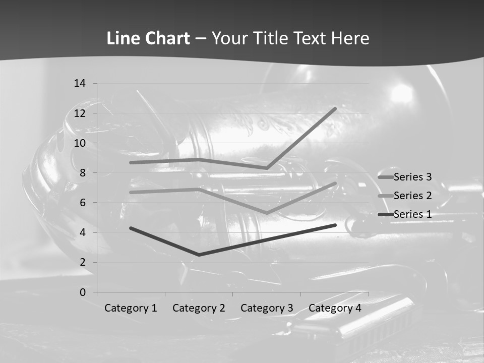 Saxophone, Harp Blues, Jazz Music PowerPoint Template