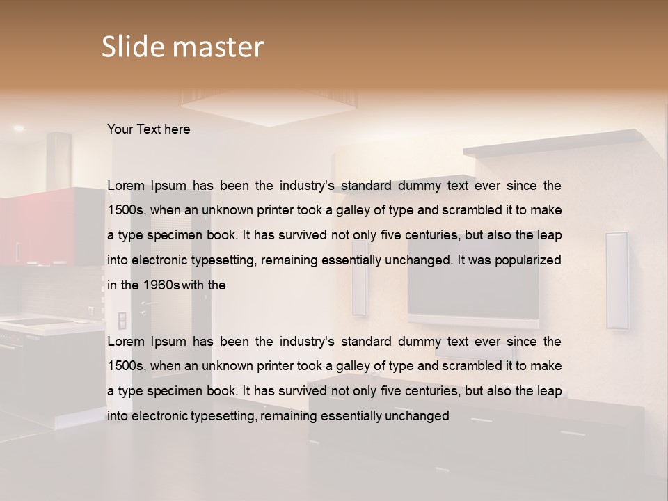 Interior. Kitchen PowerPoint Template