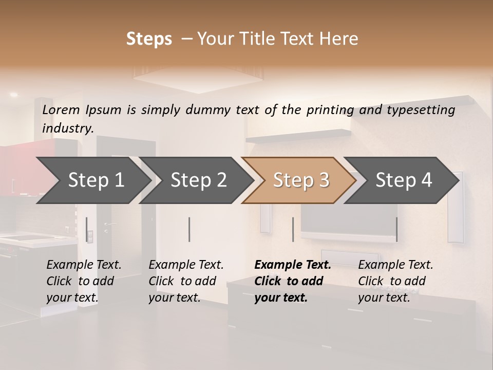 Interior. Kitchen PowerPoint Template