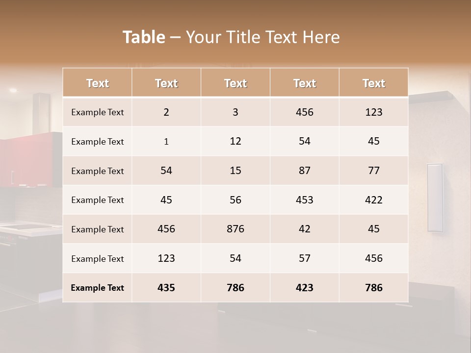Interior. Kitchen PowerPoint Template