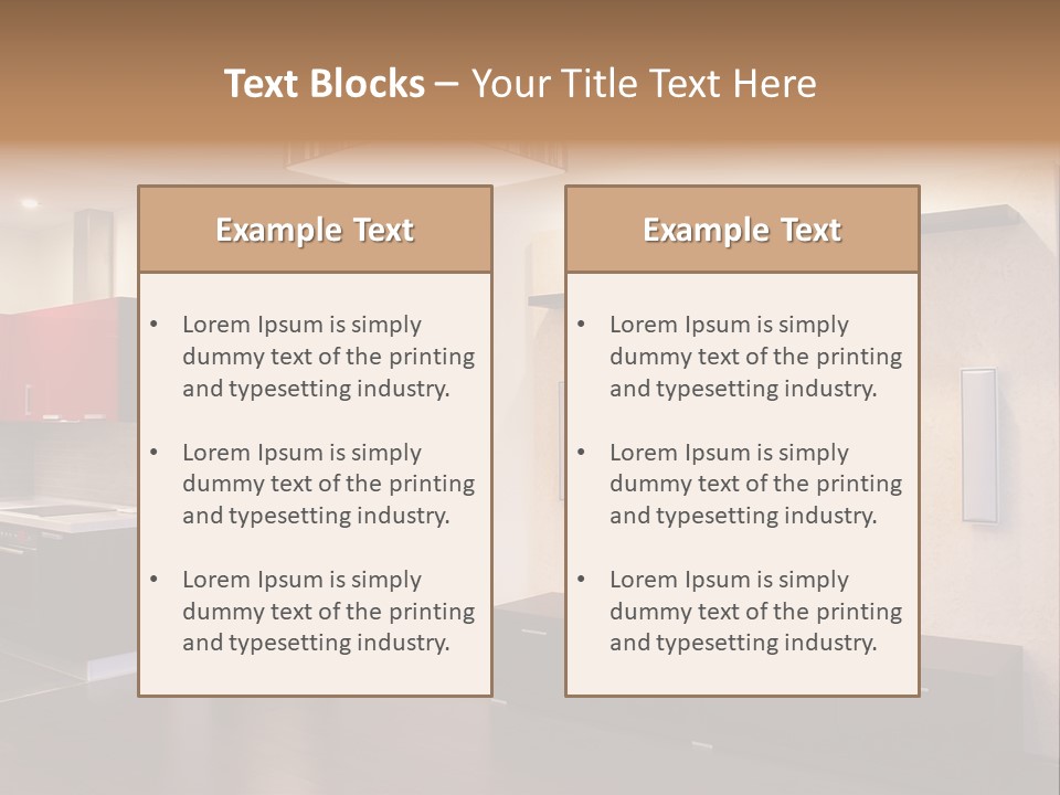 Interior. Kitchen PowerPoint Template