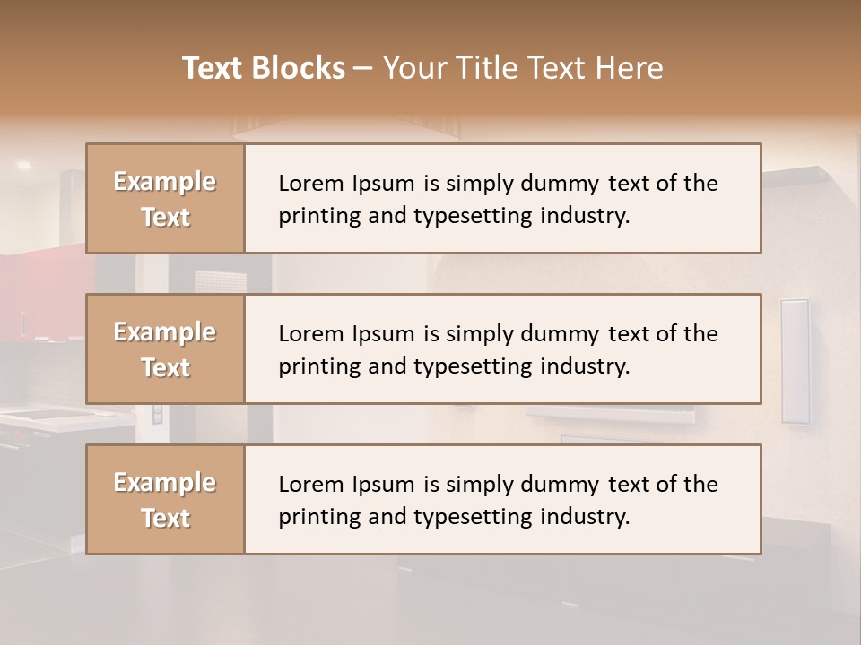 Interior. Kitchen PowerPoint Template