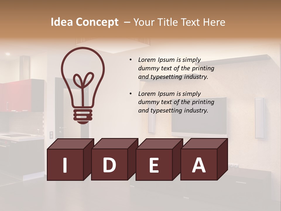 Interior. Kitchen PowerPoint Template