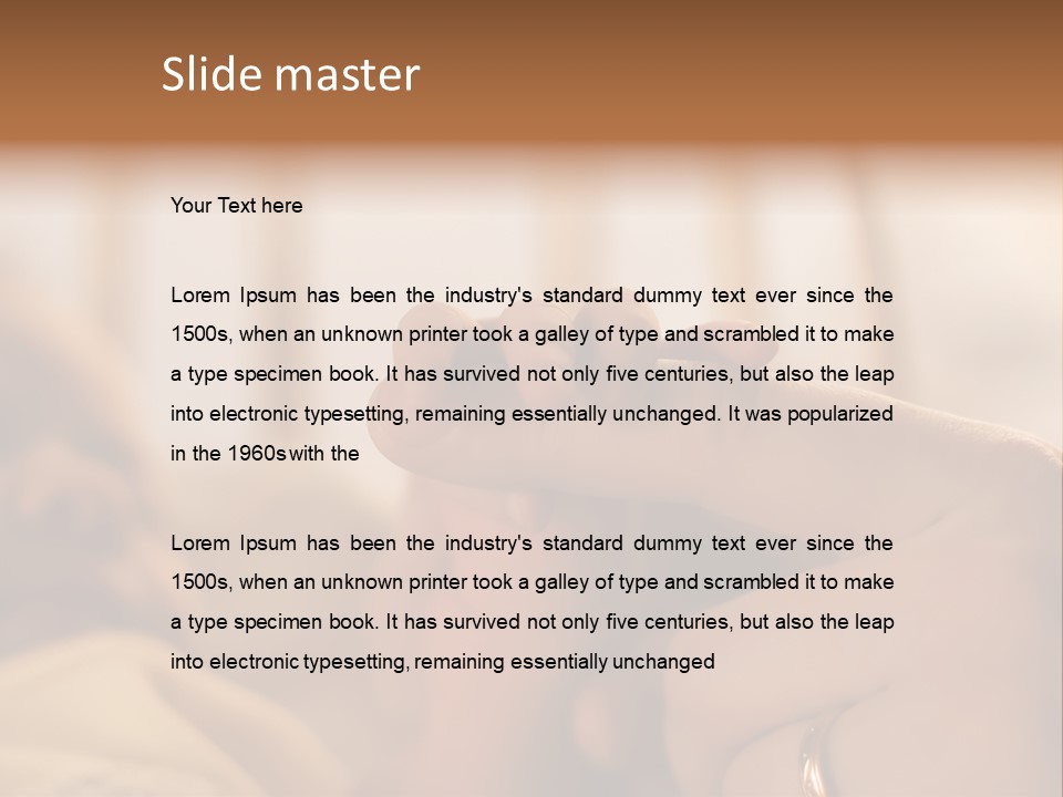 Mother's And Baby's Hands At The Background Kid Face PowerPoint Template