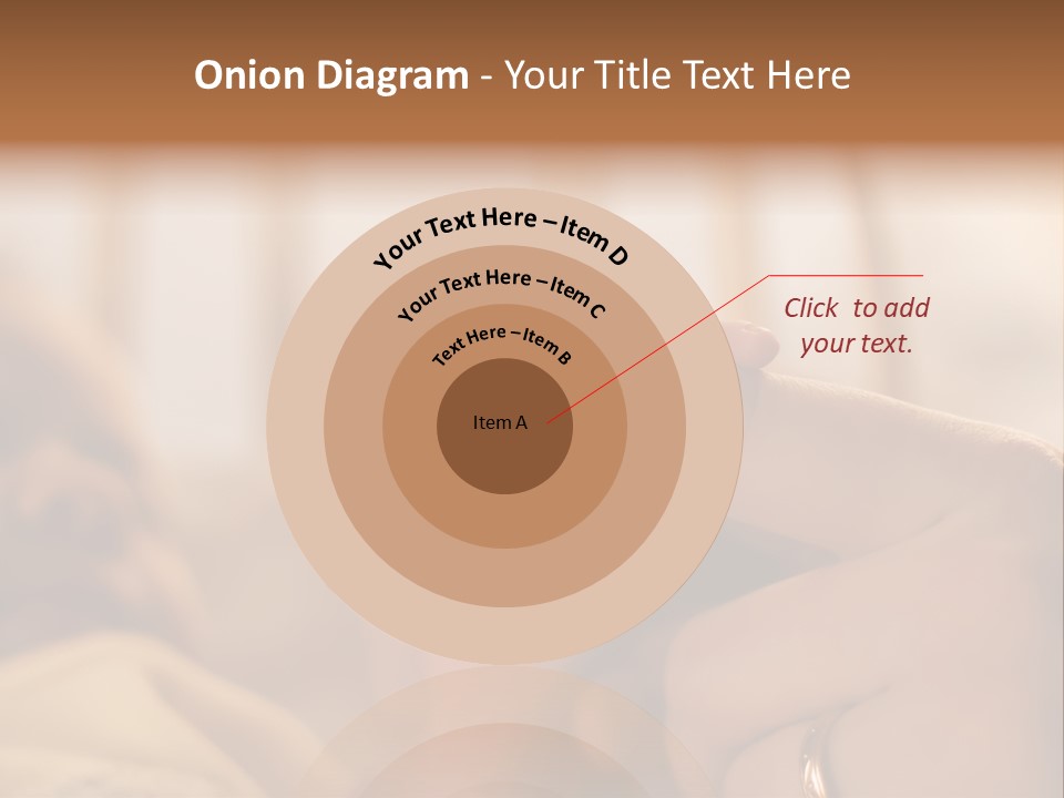 Mother's And Baby's Hands At The Background Kid Face PowerPoint Template