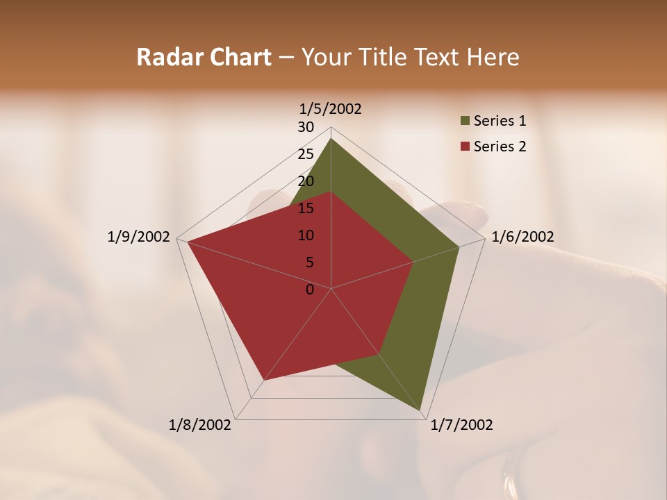 Mother's And Baby's Hands At The Background Kid Face PowerPoint Template