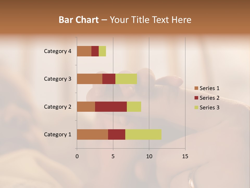 Mother's And Baby's Hands At The Background Kid Face PowerPoint Template