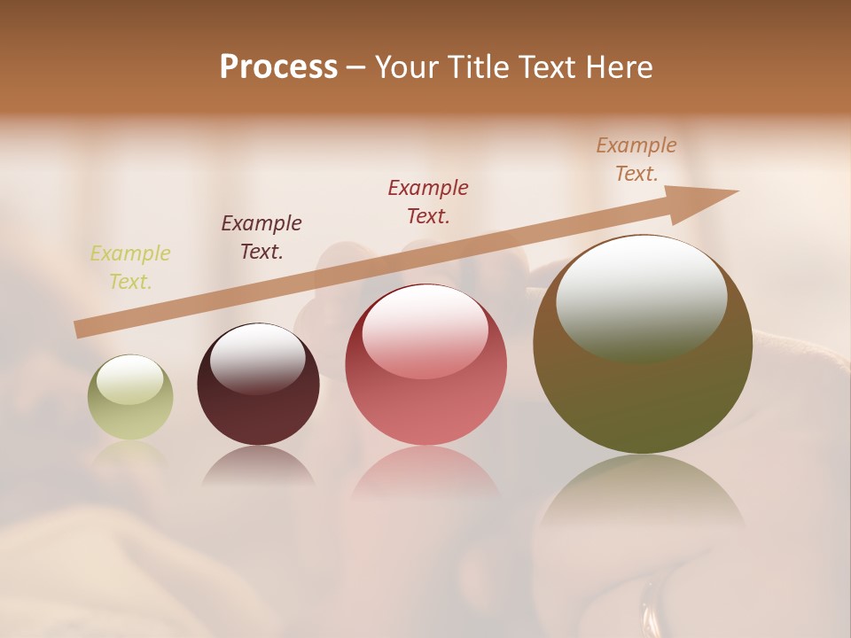 Mother's And Baby's Hands At The Background Kid Face PowerPoint Template