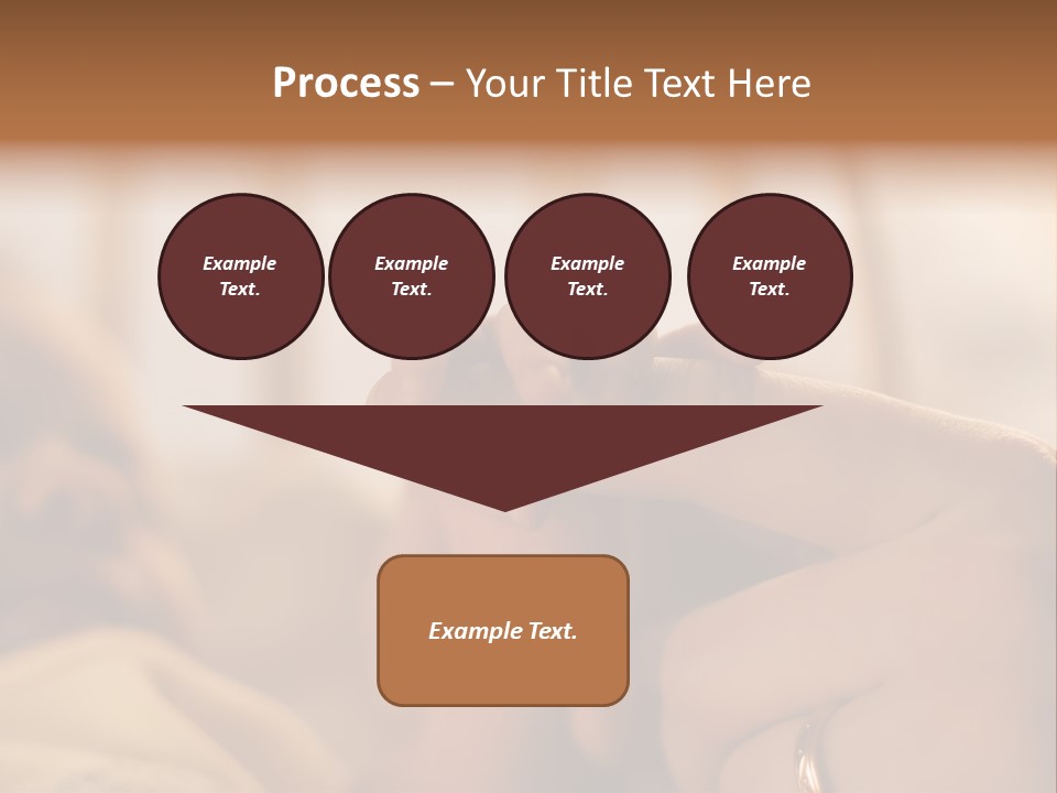 Mother's And Baby's Hands At The Background Kid Face PowerPoint Template