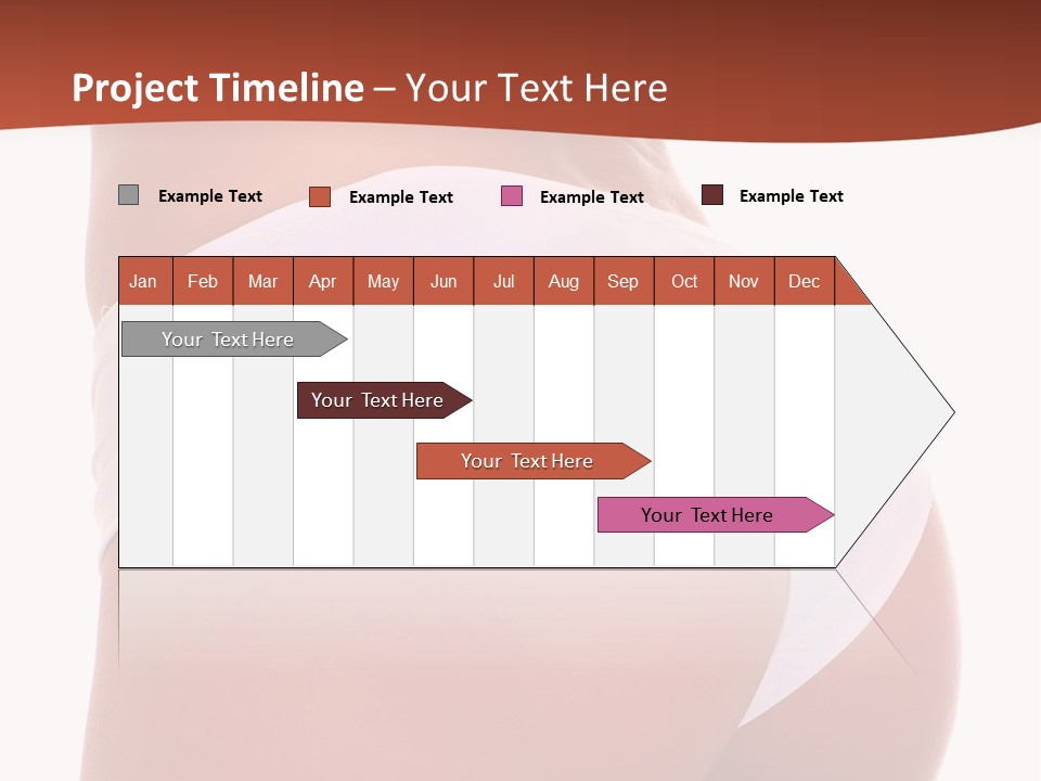 Beauty Girl Back In White Pants, Isolated On A White Background, Please See Some Of My Other Parts Of A Body Images: PowerPoint Template