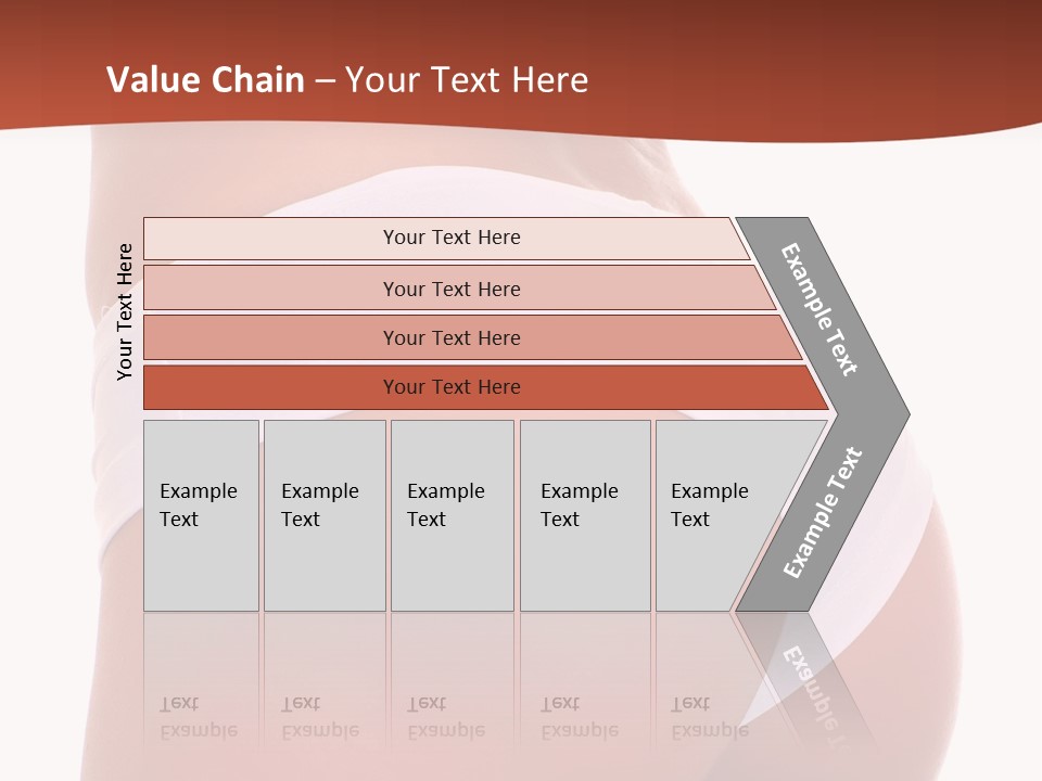 Beauty Girl Back In White Pants, Isolated On A White Background, Please See Some Of My Other Parts Of A Body Images: PowerPoint Template