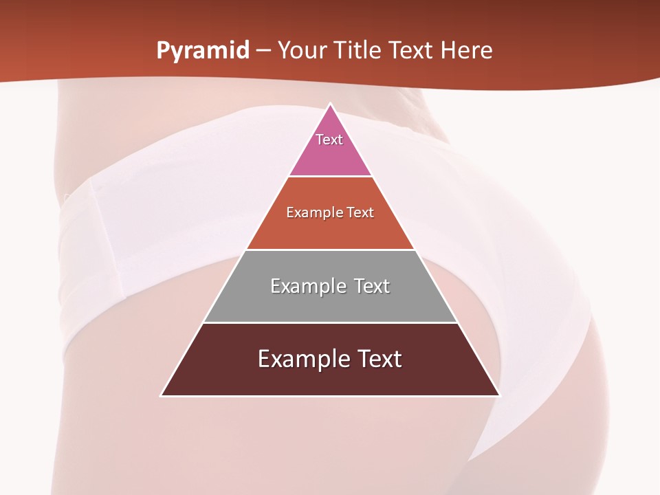 Beauty Girl Back In White Pants, Isolated On A White Background, Please See Some Of My Other Parts Of A Body Images: PowerPoint Template