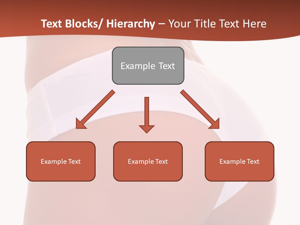 Beauty Girl Back In White Pants, Isolated On A White Background, Please See Some Of My Other Parts Of A Body Images: PowerPoint Template