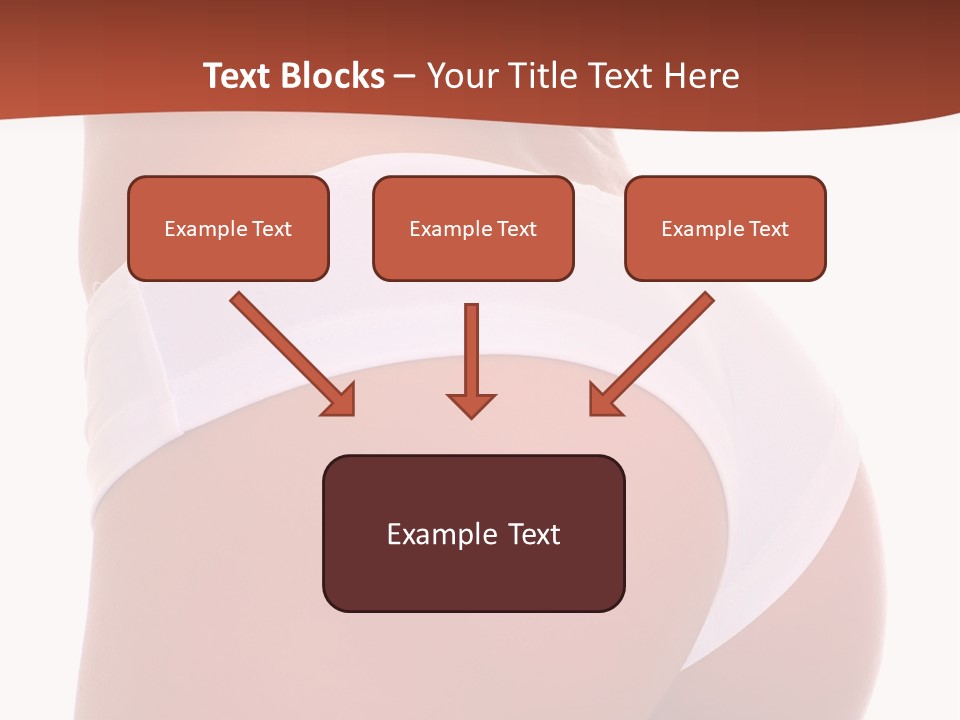 Beauty Girl Back In White Pants, Isolated On A White Background, Please See Some Of My Other Parts Of A Body Images: PowerPoint Template