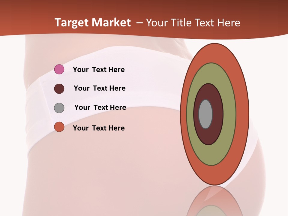 Beauty Girl Back In White Pants, Isolated On A White Background, Please See Some Of My Other Parts Of A Body Images: PowerPoint Template