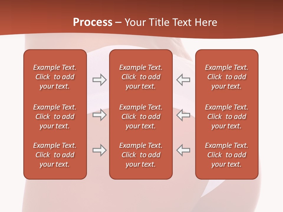 Beauty Girl Back In White Pants, Isolated On A White Background, Please See Some Of My Other Parts Of A Body Images: PowerPoint Template