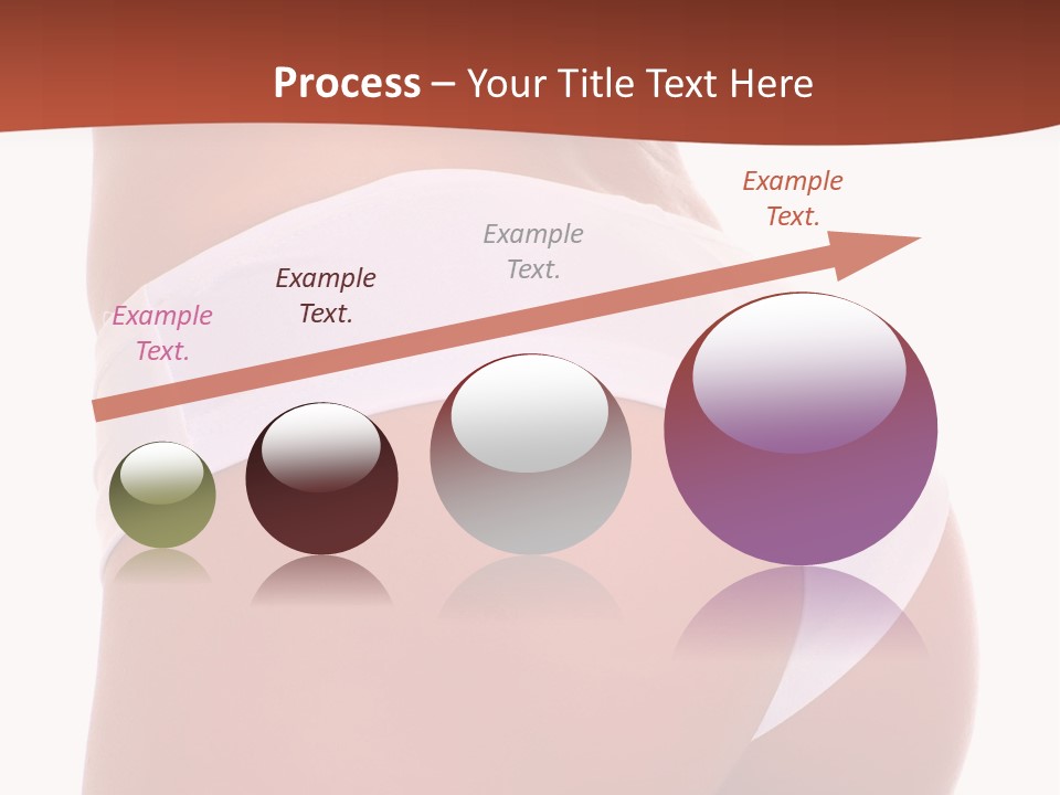 Beauty Girl Back In White Pants, Isolated On A White Background, Please See Some Of My Other Parts Of A Body Images: PowerPoint Template