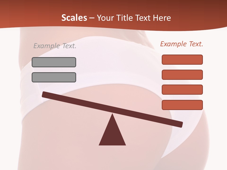 Beauty Girl Back In White Pants, Isolated On A White Background, Please See Some Of My Other Parts Of A Body Images: PowerPoint Template