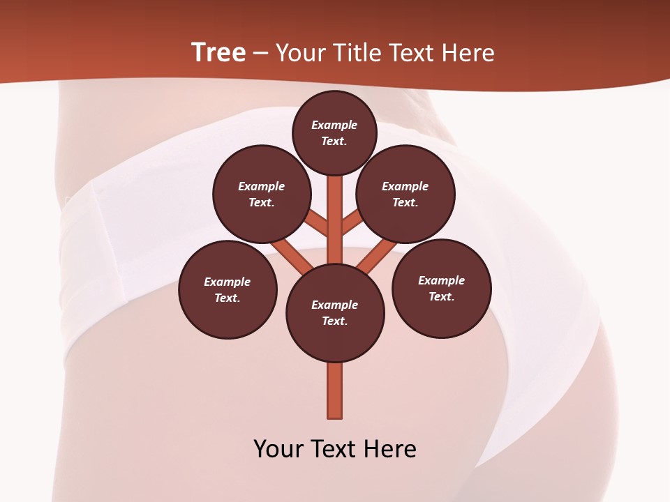 Beauty Girl Back In White Pants, Isolated On A White Background, Please See Some Of My Other Parts Of A Body Images: PowerPoint Template