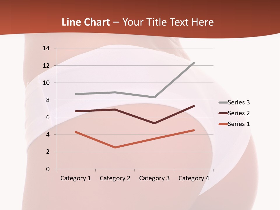 Beauty Girl Back In White Pants, Isolated On A White Background, Please See Some Of My Other Parts Of A Body Images: PowerPoint Template