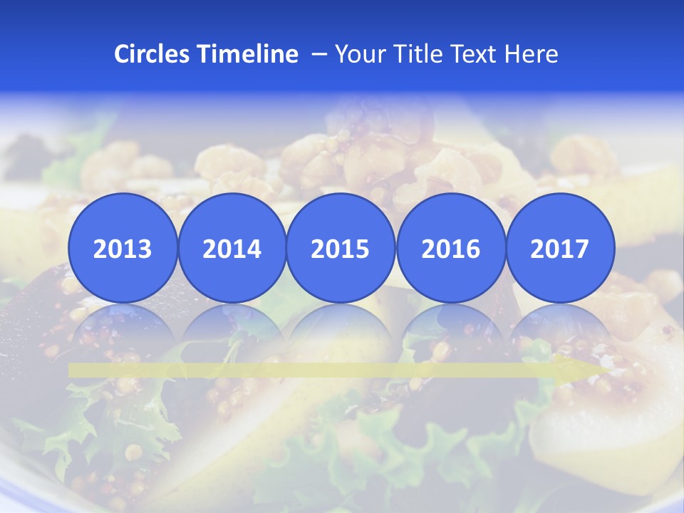 Delicious Freshly Made Pear, Beetroot And Walnut Salad Ready To Serve. PowerPoint Template