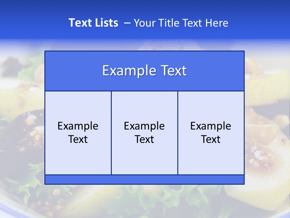 Delicious Freshly Made Pear, Beetroot And Walnut Salad Ready To Serve. PowerPoint Template