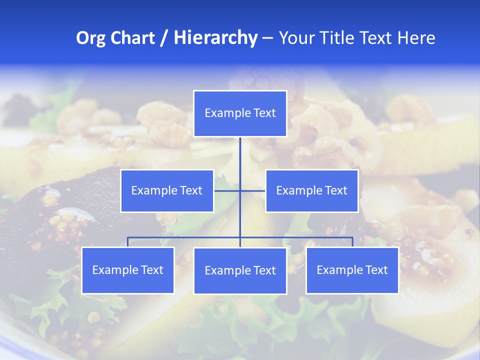 Delicious Freshly Made Pear, Beetroot And Walnut Salad Ready To Serve. PowerPoint Template