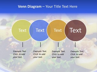 Delicious Freshly Made Pear, Beetroot And Walnut Salad Ready To Serve. PowerPoint Template