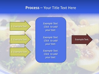 Delicious Freshly Made Pear, Beetroot And Walnut Salad Ready To Serve. PowerPoint Template