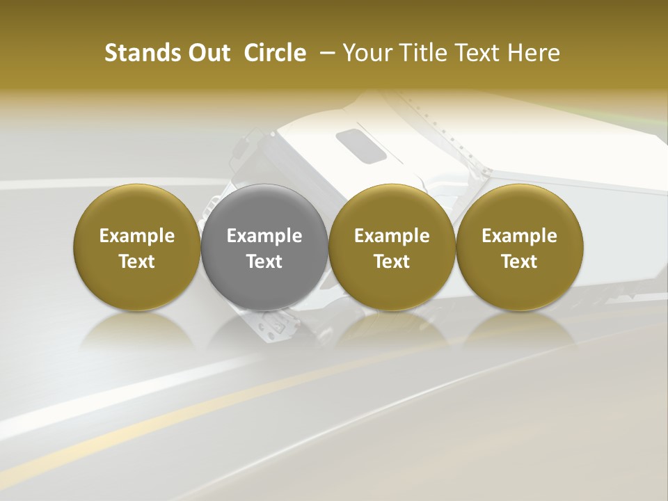 Woman With Football After A Workout PowerPoint Template