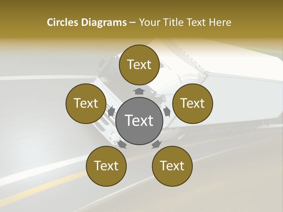 Woman With Football After A Workout PowerPoint Template