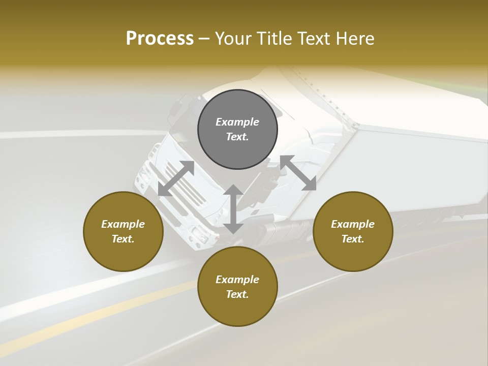 Woman With Football After A Workout PowerPoint Template